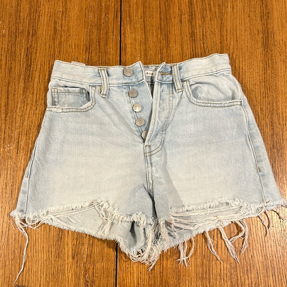 PACSUN Vintage High Rise Jean Shorts